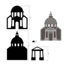 Stamperia  Crafty Shapes - Venice City of Art basilica, KLSM55