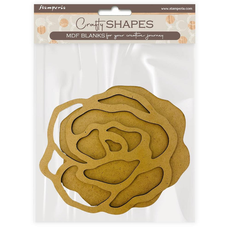 Stamperia  Crafty Shapes - Venice City of Art roses, KLSM56