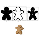 Stamperia  Crafty Shapes - Candy Christmas Gingerbreads, KLSM59