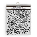 Stamperia Stencil - Timeless Batik Flowers, KSTD180