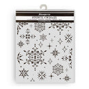 Stamperia Stencil 4.87x9.84 - The Ow's House Snowflakes, KSTD184