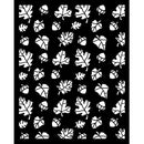 Stamperia Whispering Woods 7.87x9.84 Stencil - Leaves & Acorn Pattern, KSTD187