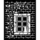 Stamperia  Stencil - Herbarium Silvae Country Window, KSTD195