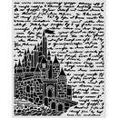 Stamperia Wonderland 7.87x9.84 Stencil - Castle, KSTD208