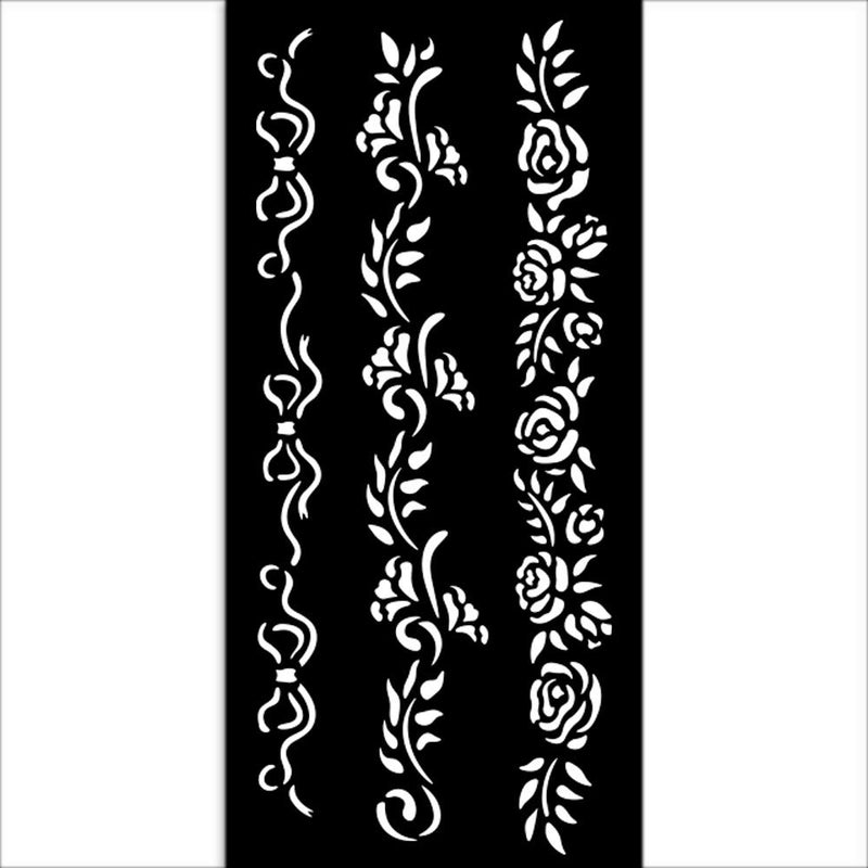 Stamperia Stencil - Timeless 3 Borders, KSTDL118