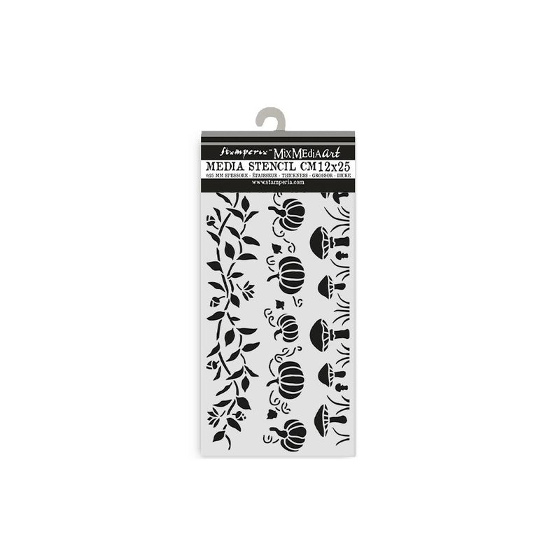 Stamperia Whispering Woods 4.72x9.84 Stencil - 3 Stripes, KSTDL130