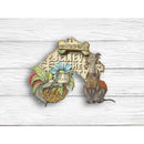 Stamperia Furry Friends 7x7 Stencil- Coffee Prints, KSTDL133 (Copy)