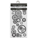Stamperia 7x7 Stencil- Gear Up for Christmas Gears, KSTDL140