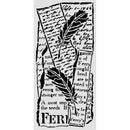 Stamperia All Around 4.72x9.84 Stencil - Letter & Feathers, KSTDL159