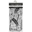 Stamperia All Around 4.72x9.84 Stencil - Letter & Feathers, KSTDL159