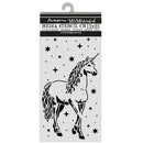 Stamperia Wonderland 4.72x9.84 Stencil - Unicorn, KSTDL162