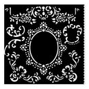Stamperia  7" x 7" Stencil - House of Roses Border, KSTDQ121