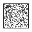 Stamperia Whispering Woods 7x7 Stencil - Spider Pattern, KSTDQ127