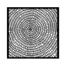 Stamperia Whispering Woods 7x7 Stencil - Bark Pattern, KSTDQ128