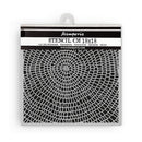 Stamperia Whispering Woods 7x7 Stencil - Bark Pattern, KSTDQ128