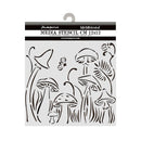 Stamperia Stencil - Hidden Grove - Mushroom, KSTDS31