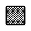 Stamperia Stencil 4.72x4.72 - Candy Christmas Waffle Pattern, KSTDS50