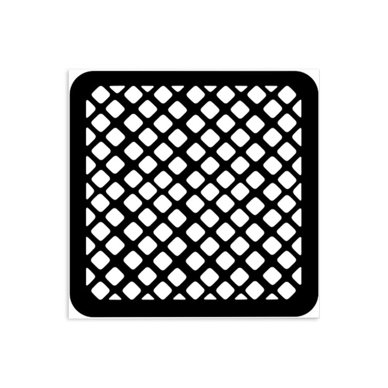 Stamperia Stencil 4.72x4.72 - Candy Christmas Waffle Pattern, KSTDS50
