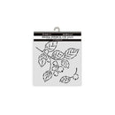 Stamperia Whispering Woods Stencil 4.72x4.72 - Berries, KSTDS60