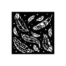 Stamperia  Stencil - Herbarium Silvae Feather Pattern, KSTDS67