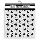 Stamperia  Stencil 4.72x4.72 - Family Heart Texture, KSTDS68