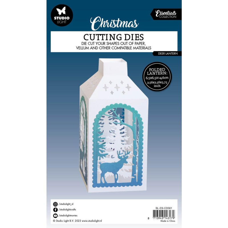 Studio Light Essentials Cutting Die Set - Deer Lantern, LESCD561