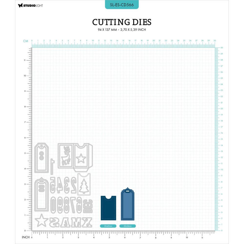 Studio Light Essentials Cutting Die Set - Mini Pocket, LESCD566