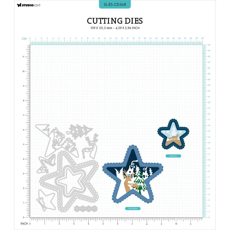 Studio Light Essentials Cutting Die Set - Star Scenery, LESCD568