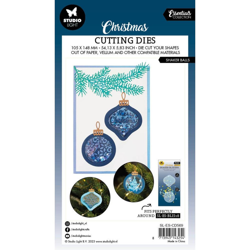 Studio Light Essentials Cutting Die Set - Shaker Balls, LESCD569