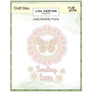 Lisa Horton Crafts - Craft Dies - Leafy Butterfly Frame, LHCCD294