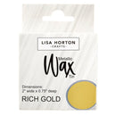 Lisa Horton Crafts - Water-Based Wax Tin - Rich Gold, LHCIP185