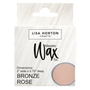 Lisa Horton Crafts - Water-Based Wax Tin - Bronze Rose, LHCIP186