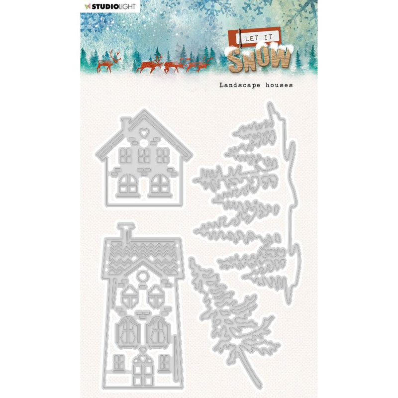 Studio Light Cutting Die Set - Landscape Houses, CD374