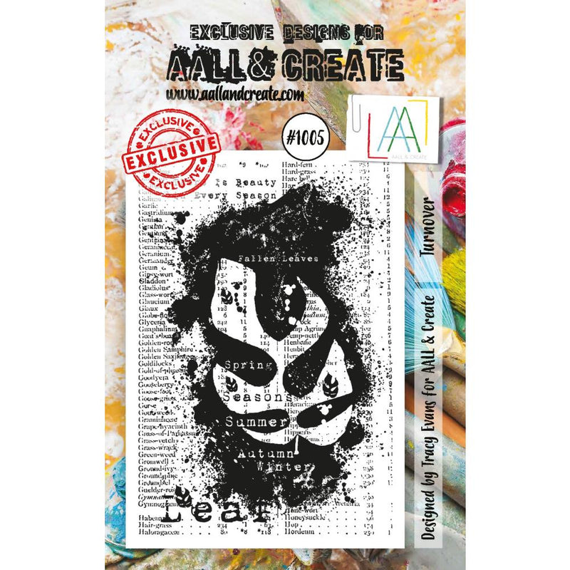 AALL & Create A7 Clear Stamp Set - Turnover, LLTP1005