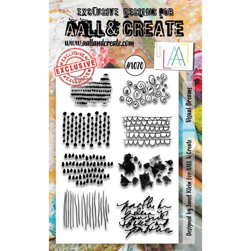 AALL & Create A6 Clear Stamp Set - Visual Dreams, ALLTP1070