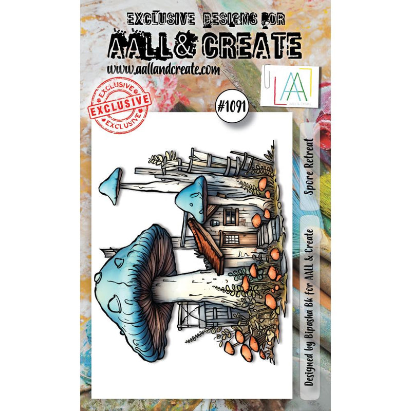 AALL & Create A6 Clear Stamp Set - Spore Retreat, LLTP1091