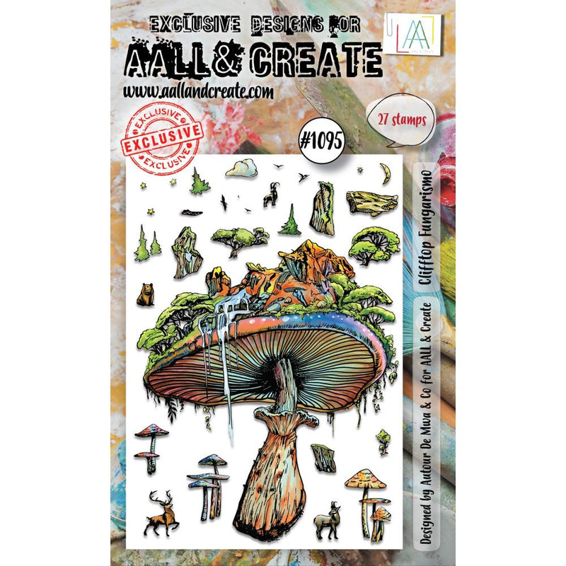 AALL & Create A6 Clear Stamp Set - Clifftop Fungarismo, LLTP1095