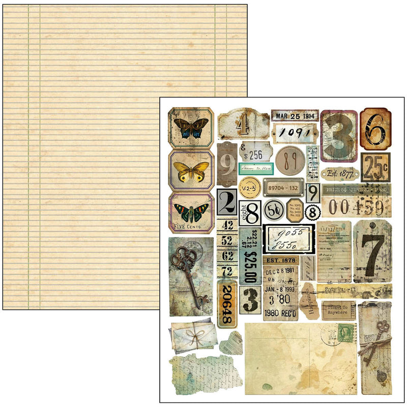 Ciao Bella Time Capsule Mixed Media Book A4 Maxi, MA001 by Lu Mania