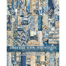 Ciao Bella Urban Blue Denim Mixed Media Book A4 Maxi, MA002 by Lu Mania