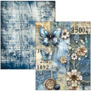 Ciao Bella Urban Blue Denim Mixed Media Book A4 Maxi, MA002 by Lu Mania