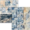 Ciao Bella Urban Blue Denim Mixed Media Book A4 Maxi, MA002 by Lu Mania