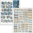 Ciao Bella Urban Blue Denim Mixed Media Book A4 Maxi, MA002 by Lu Mania