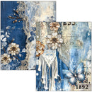 Ciao Bella Urban Blue Denim Mixed Media Book A4 Maxi, MA002 by Lu Mania