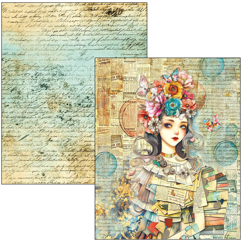 Ciao Bella Quintessential Mixed Media Book A4 Maxi, MA003 by Lu Mania