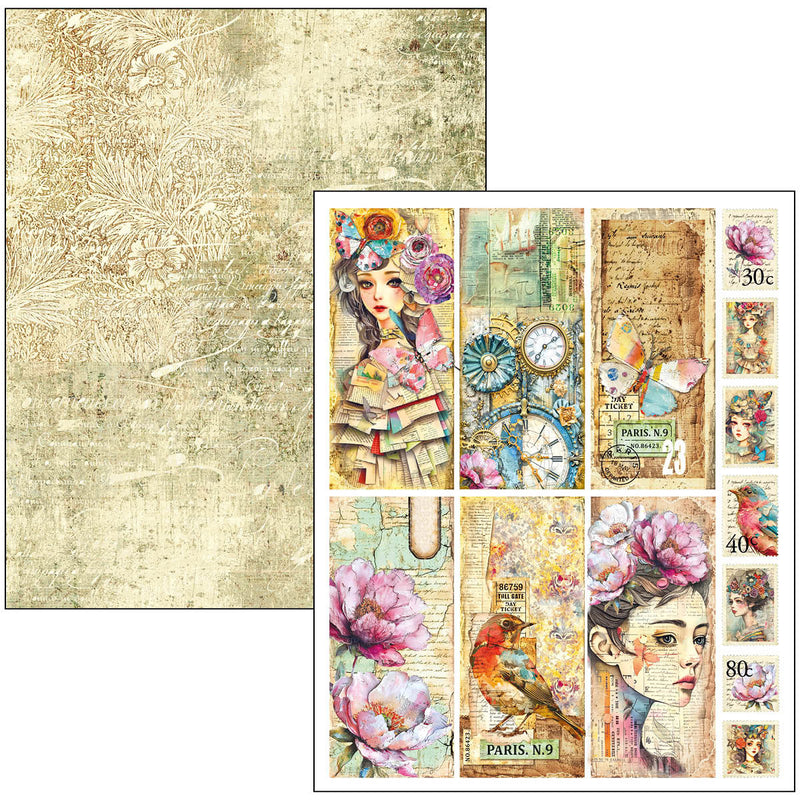 Ciao Bella Quintessential Mixed Media Book A4 Maxi, MA003 by Lu Mania