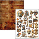 Ciao Bella Past Time Mixed Media Book A4 Maxi, MA004 by Lu Mania