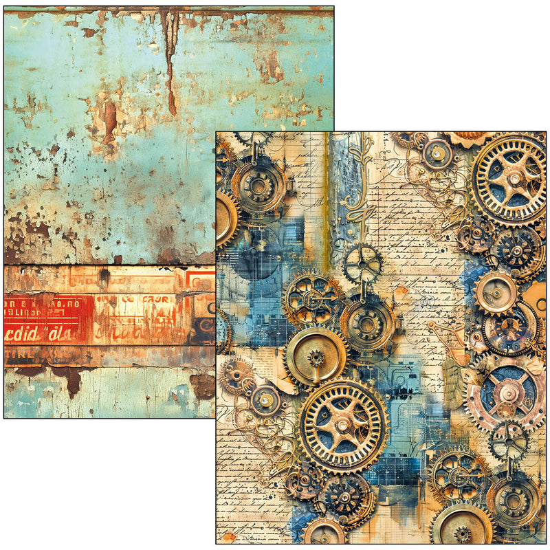 Ciao Bella Past Time Mixed Media Book A4 Maxi, MA004 by Lu Mania
