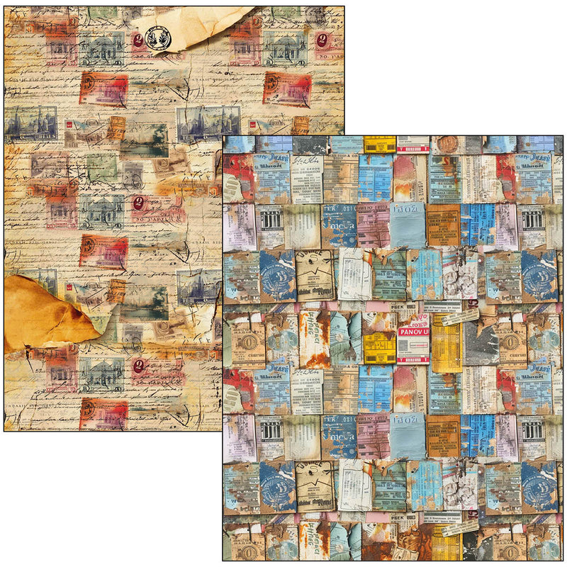 Ciao Bella Journey Ahead Mixed Media Book A4 Maxi, MA006 by Lu Mania