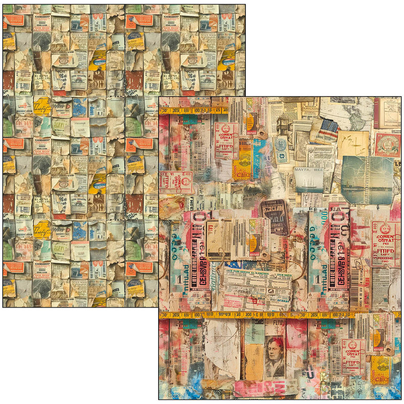 Ciao Bella Journey Ahead Mixed Media Book A4 Maxi, MA006 by Lu Mania