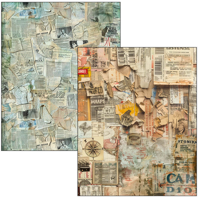 Ciao Bella Journey Ahead Mixed Media Book A4 Maxi, MA006 by Lu Mania
